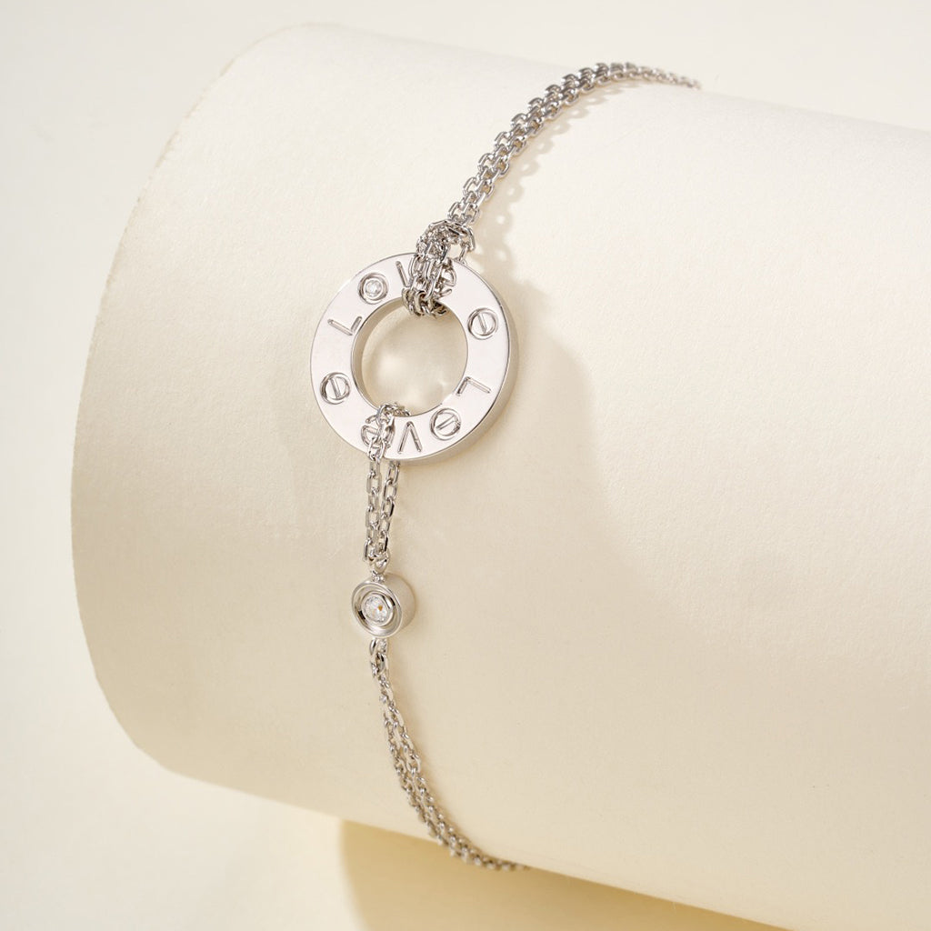 [Lumi Jewelery]LOVE BRACELET 2 DIAMOND