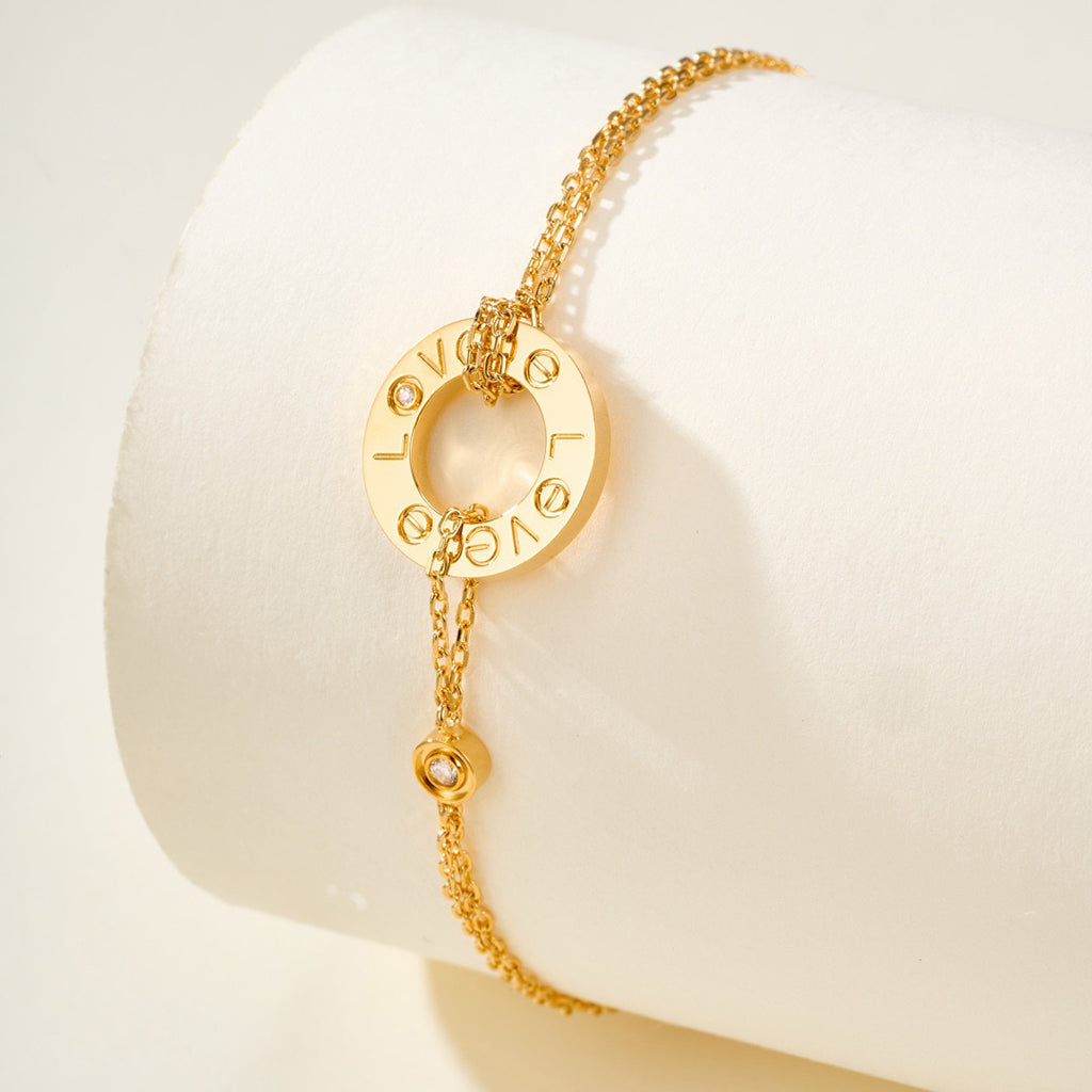 [Lumi Jewelery]LOVE BRACELET 2 DIAMOND