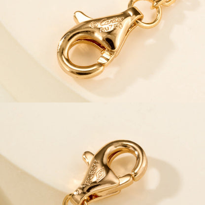 [Lumi Jewelery]LOVE DOUBLE RING FULL DIAMOND BRACELET