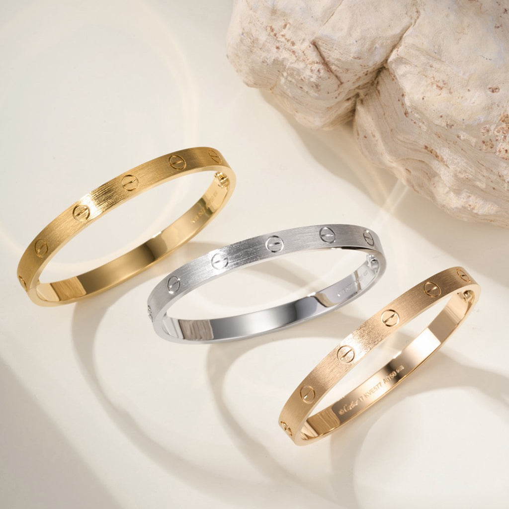 [Lumi Jewelery]LOVE BRACELET 6.1MM BRUSHED