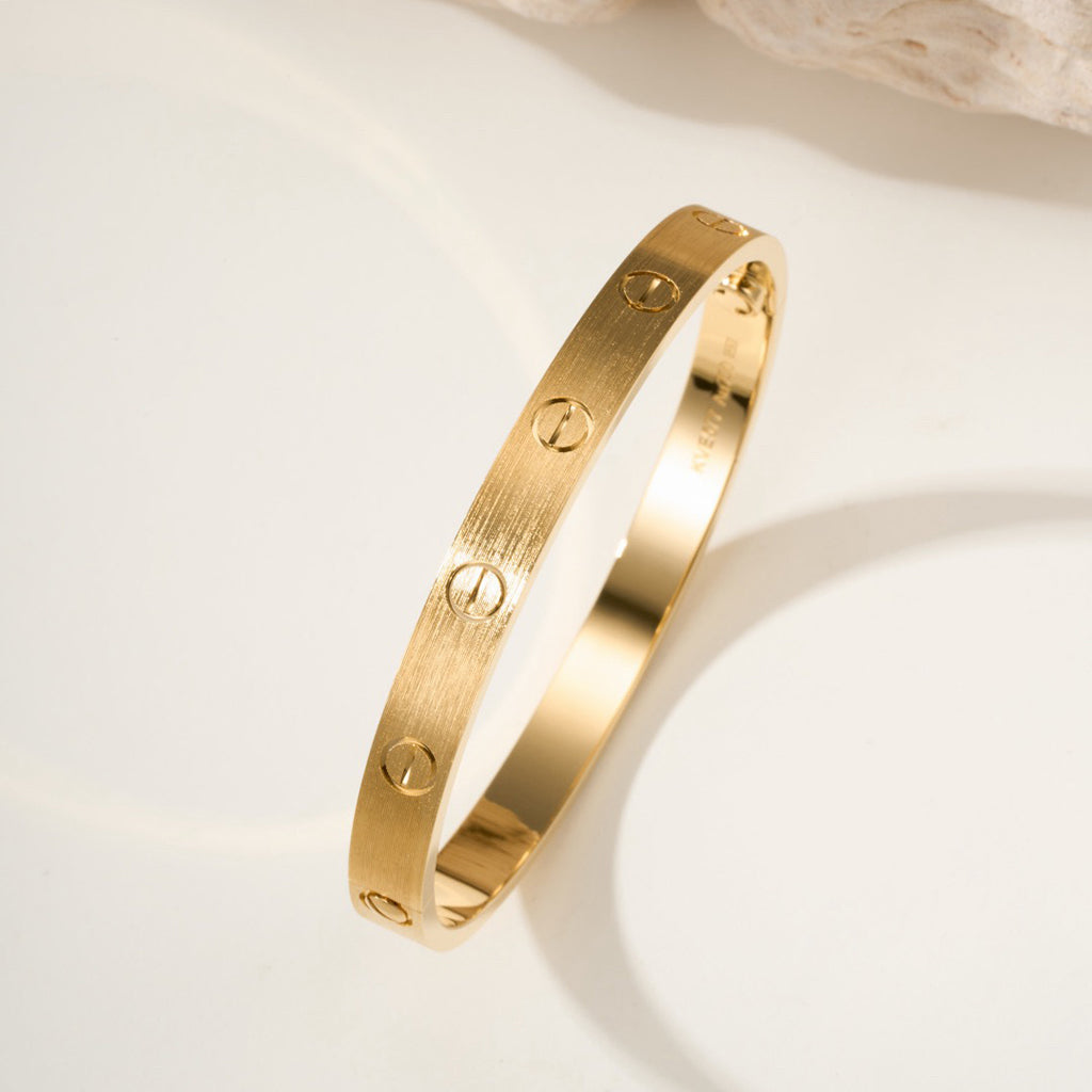 [Lumi Jewelery]LOVE BRACELET 6.1MM BRUSHED