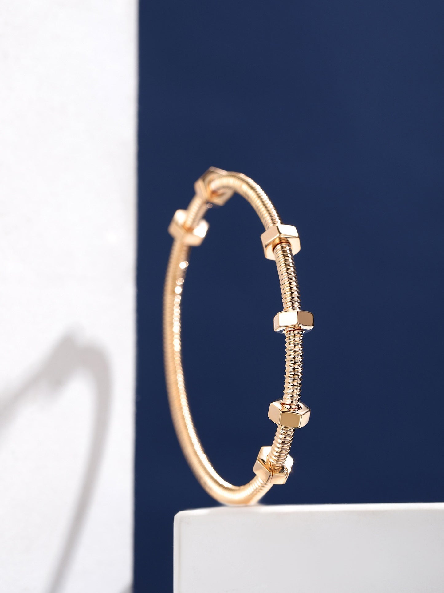 [Lumi Jewellery]CT- Ecrou Collection Nut & Screw Bracelet