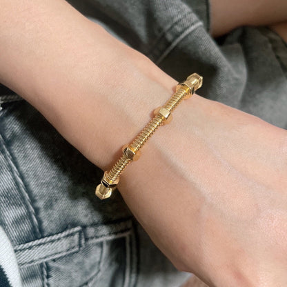 [Lumi Jewellery]CT- Ecrou Collection Nut & Screw Bracelet