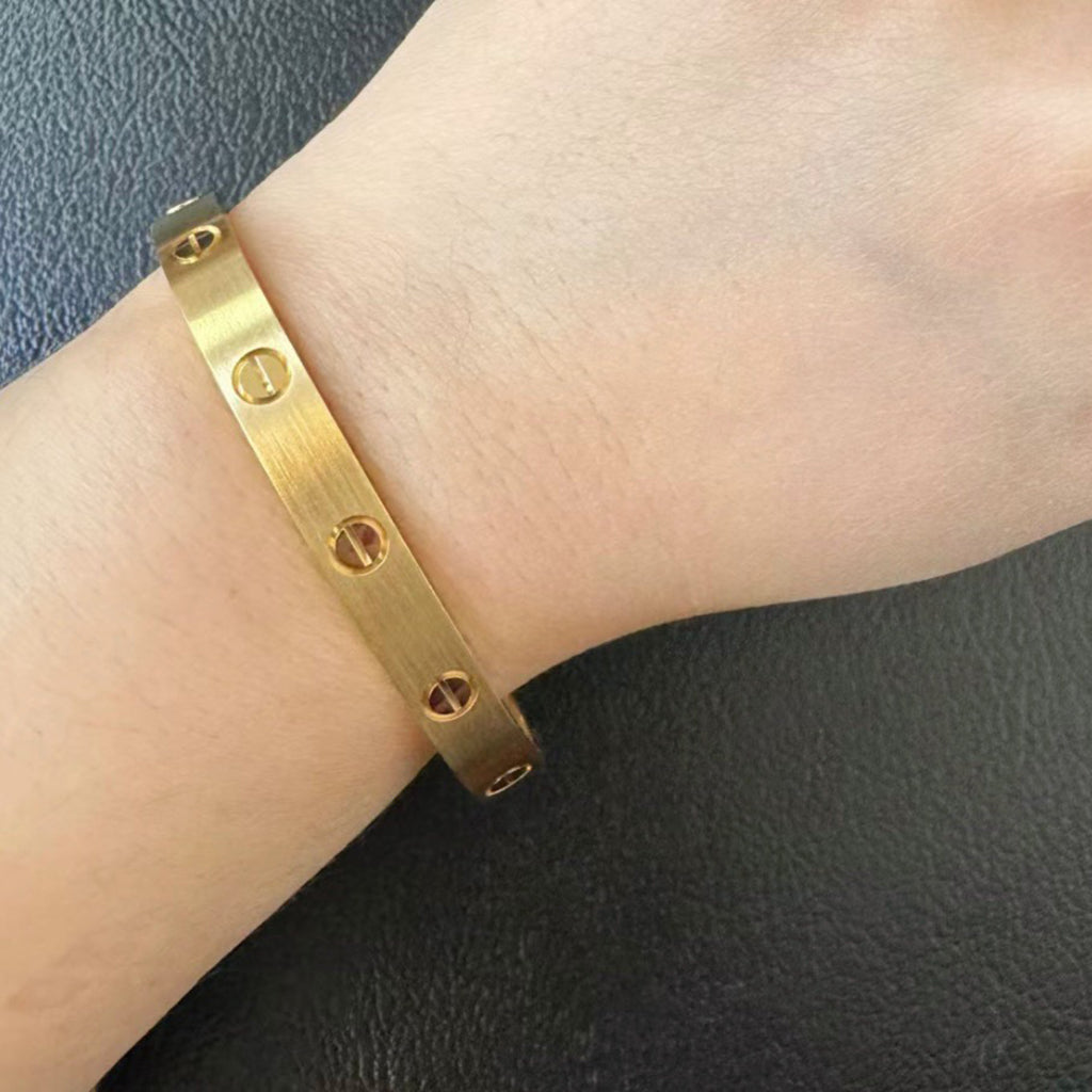 [Lumi Jewelery]LOVE BRACELET 6.1MM BRUSHED
