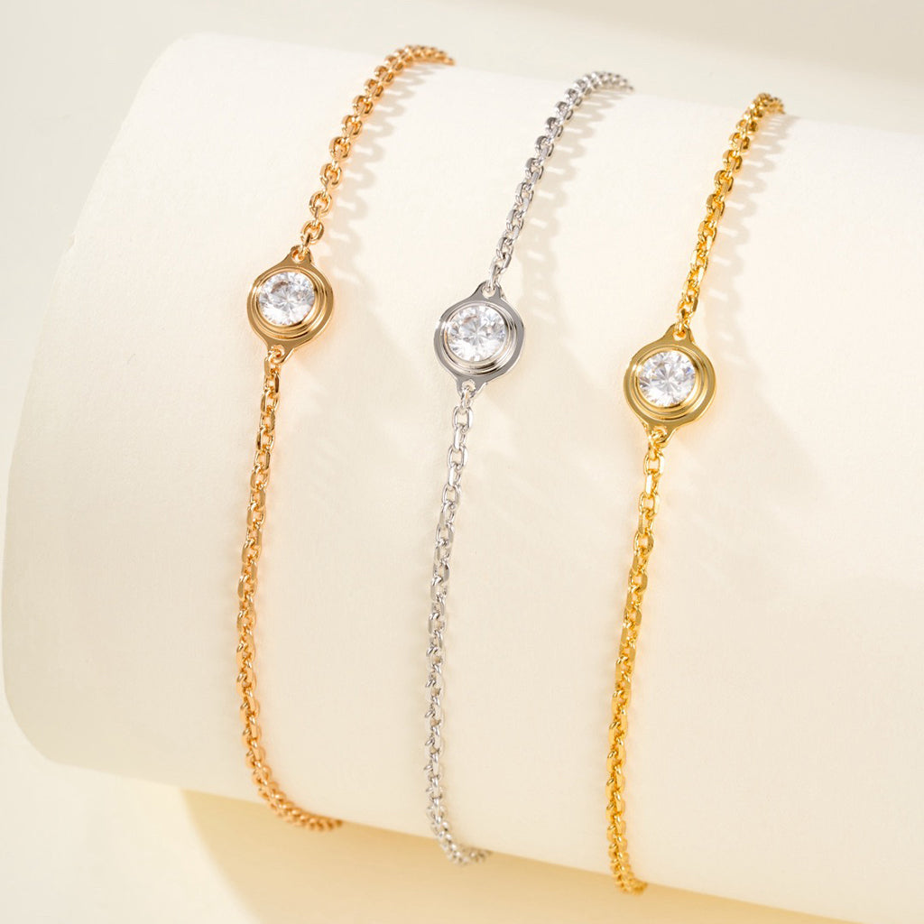 [Lumi Jewelery]DAMOUR BRACELET 1 DIAMOND