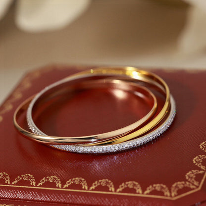 [Lumi Jewelery]TRINITY 2.8MM SMALL BRACELET