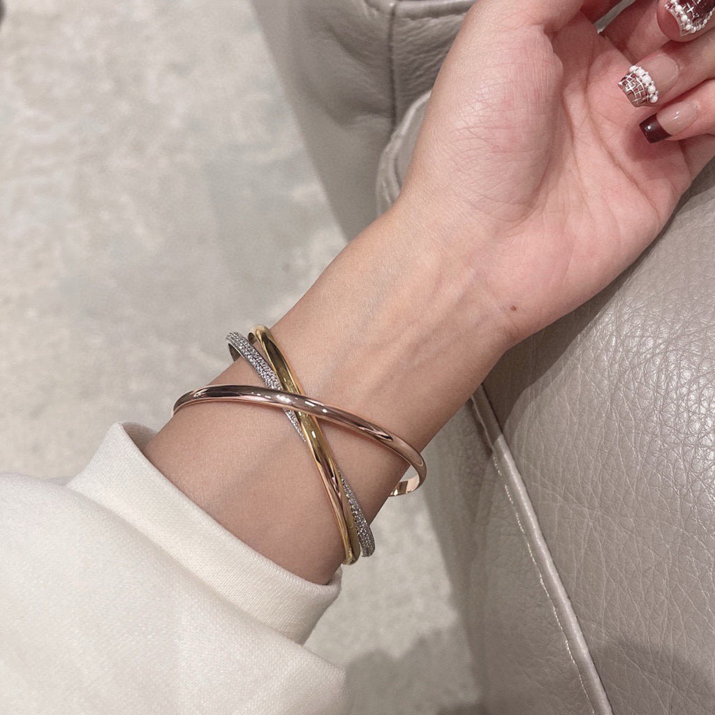 [Lumi Jewelery]TRINITY 2.8MM SMALL BRACELET
