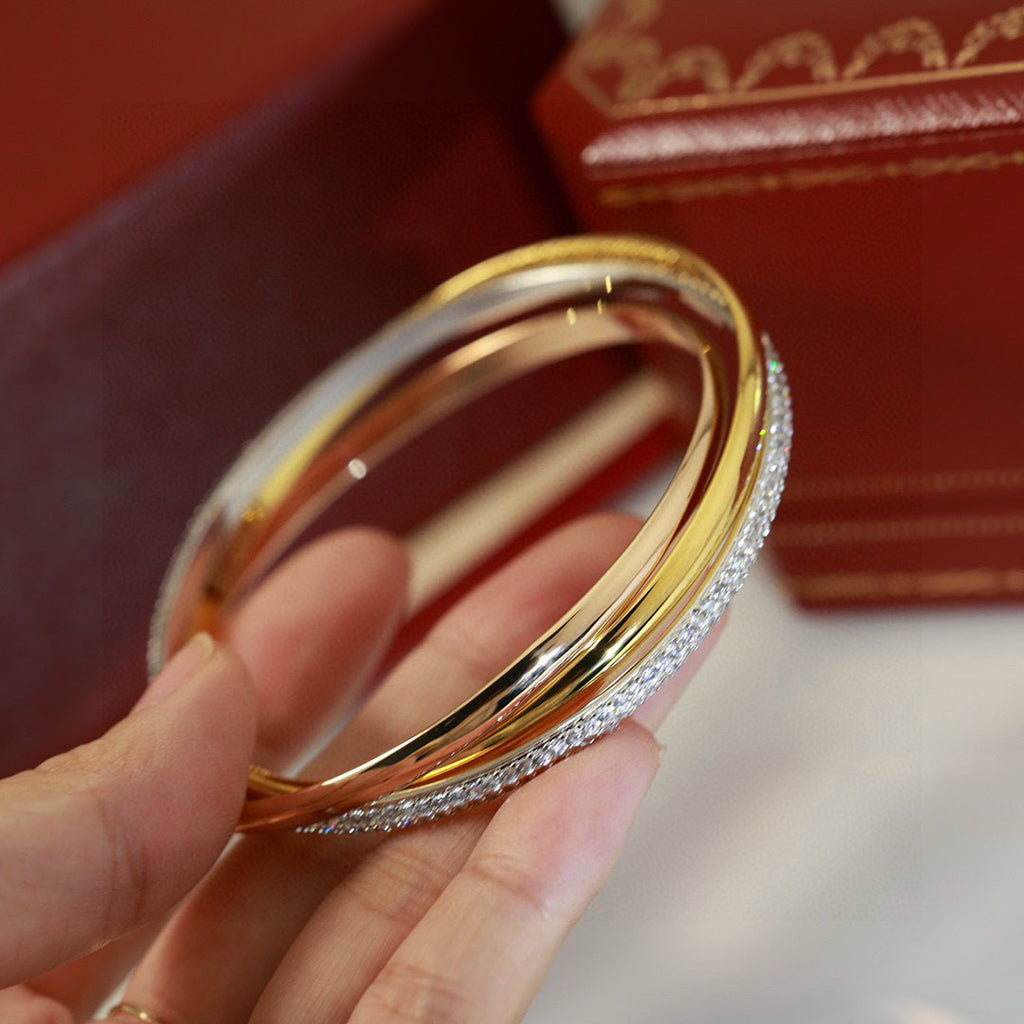 [Lumi Jewelery]TRINITY 2.8MM SMALL BRACELET