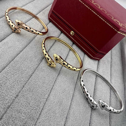 [Lumi Jewelery]PANTHERE DOUBLE HEADED OPEN BRACELET