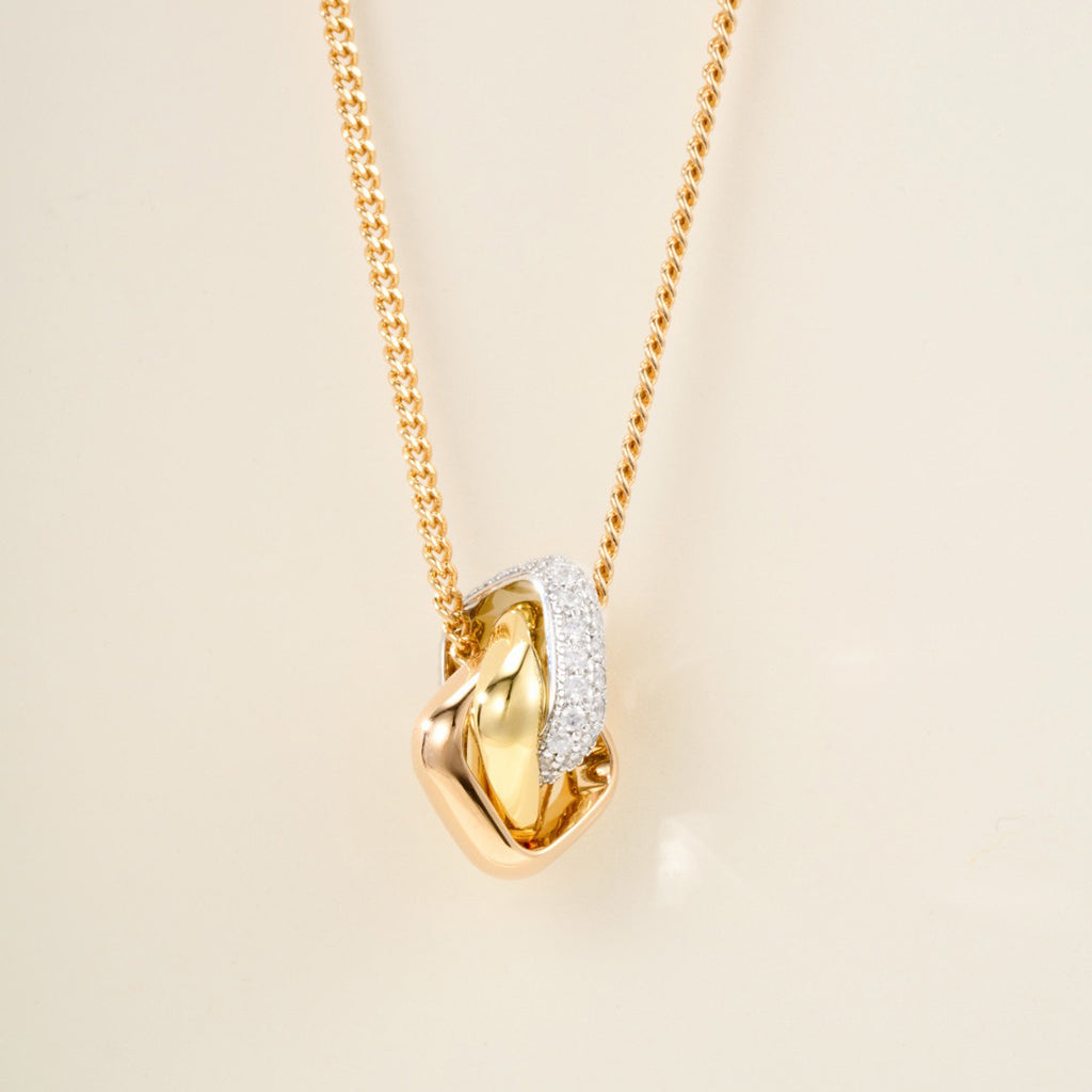 [Lumi Jewelery]TRINITY CUSHION NECKLACE COLLECTION
