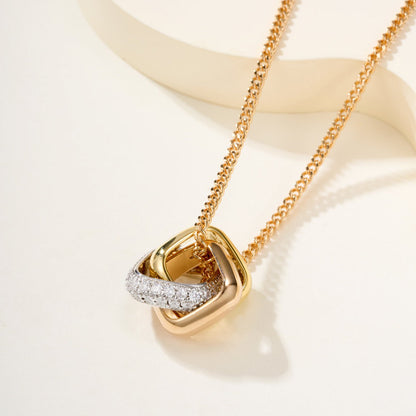 [Lumi Jewelery]TRINITY CUSHION NECKLACE COLLECTION