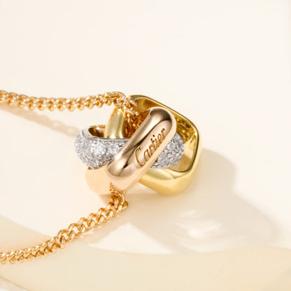 [Lumi Jewelery]TRINITY CUSHION NECKLACE COLLECTION