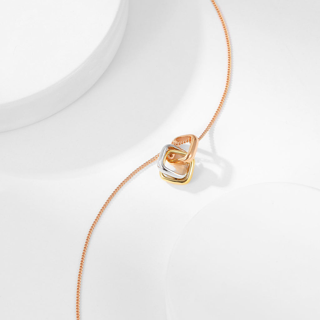 [Lumi Jewelery]TRINITY CUSHION NECKLACE COLLECTION