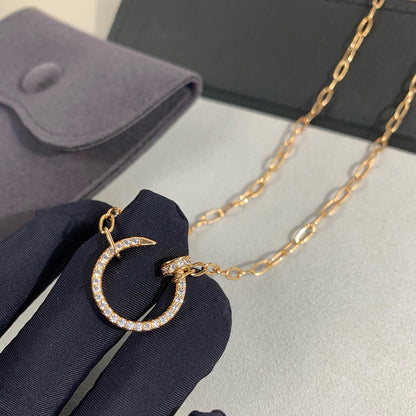[Lumi] JUSTE NECKLACE FULL DIAMONDS