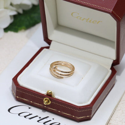 [Lumi Jewelery]JUSTE RING 4.8MM HALF DIAMOND