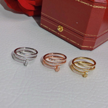 [Lumi Jewelery]JUSTE RING 4.8MM FULL DIAMOND