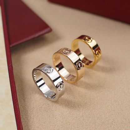 [Lumi Jewelery]LOVE RING 5.5MM NO DIAMOND