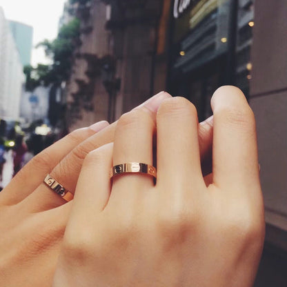 [Lumi Jewelery]LOVE RING 3.6 MM NO DIAMOND