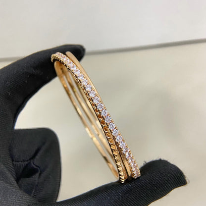 [Lumi Jewelery]ETINCELLE HALF-PAVED DIAMOND BRACELET