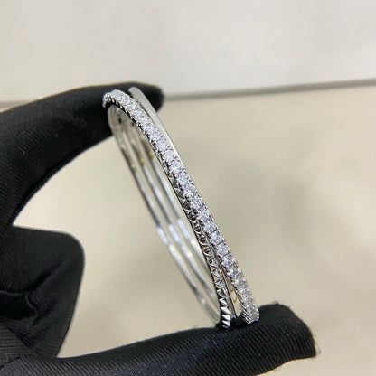 [Lumi Jewelery]ETINCELLE HALF-PAVED DIAMOND BRACELET