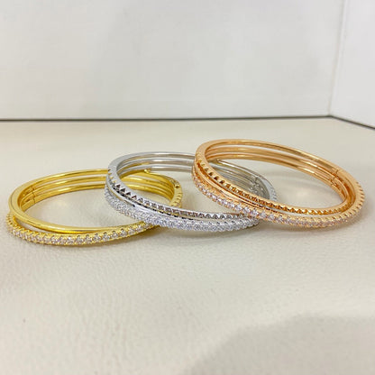 [Lumi Jewelery]ETINCELLE HALF-PAVED DIAMOND BRACELET