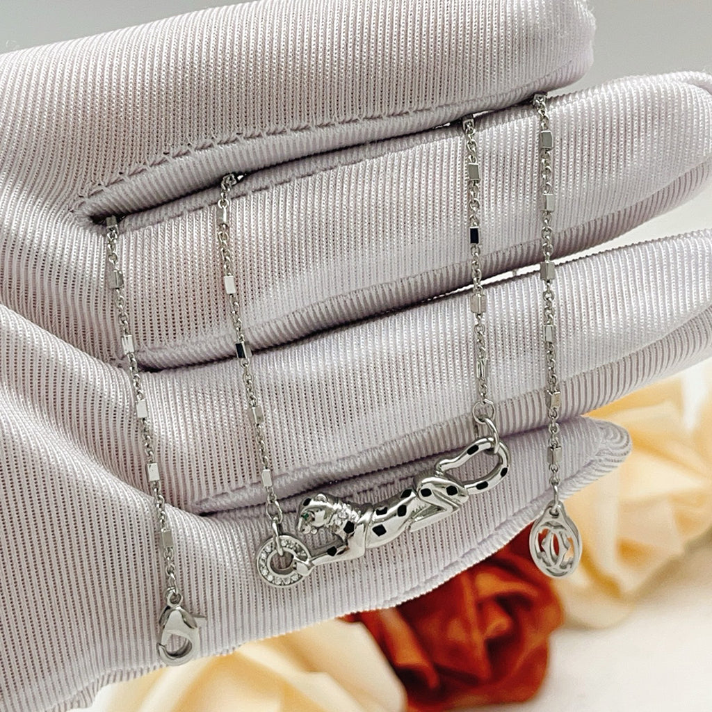 [Lumi Jewelery]PANTHERE FULL DIAMOND NECKLACE