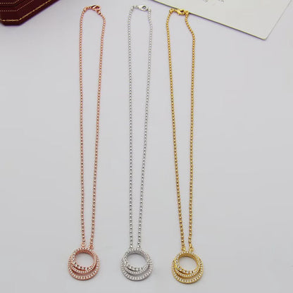 [Lumi Jewelery]ETINCELLE  FULL DIAMOND NECKLACE