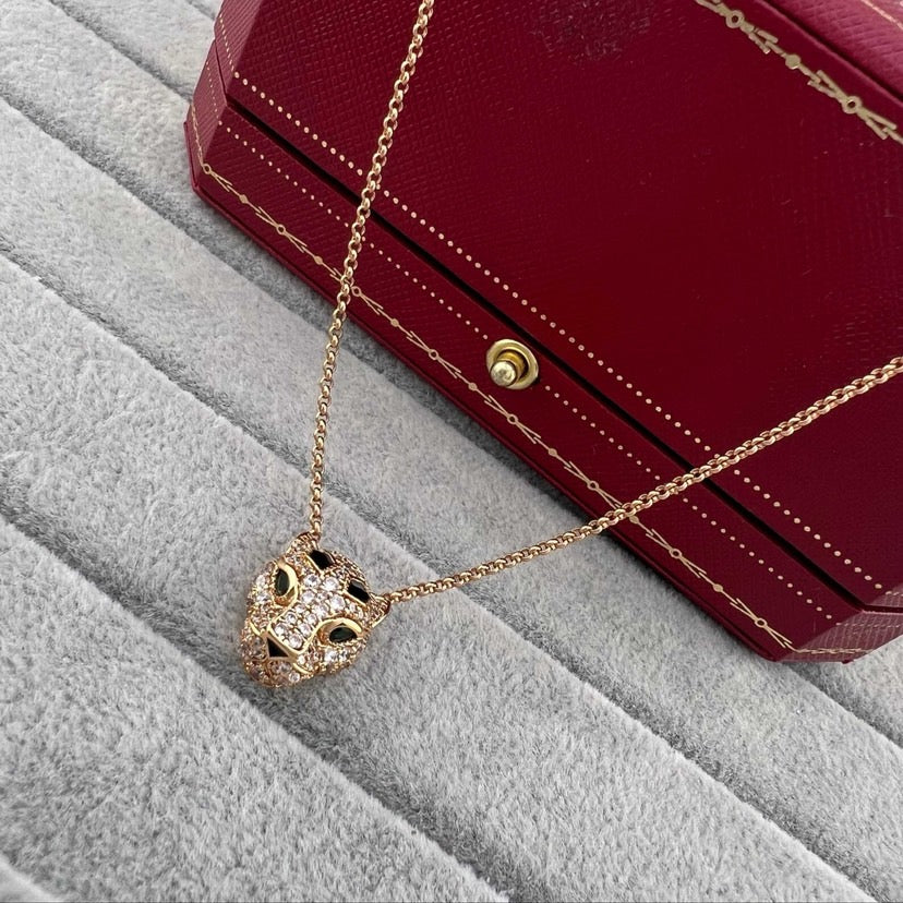 [Lumi Jewelery]PANTHERE FULL DIAMOND NECKLACE