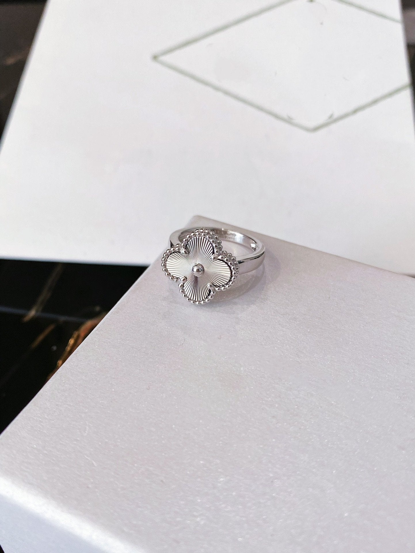 [Lumi Jewels]CLOVER SILVER RING