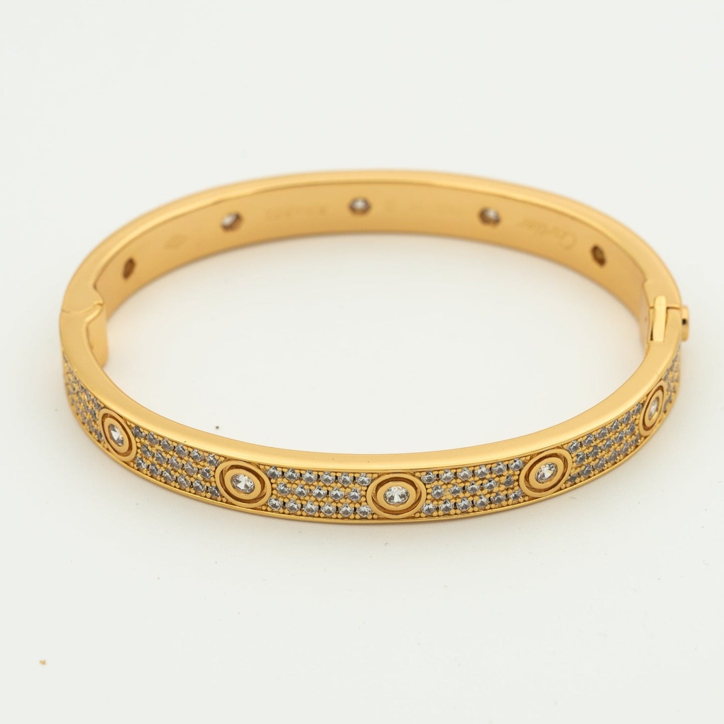 [Lumi Jewels]LOVE BRACELET 6.1MM DIAMOND-PAVED 10 BIG DIAMONDS