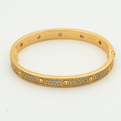 [Lumi Jewels]LOVE BRACELET 6.1MM DIAMOND-PAVED 10 BIG DIAMONDS