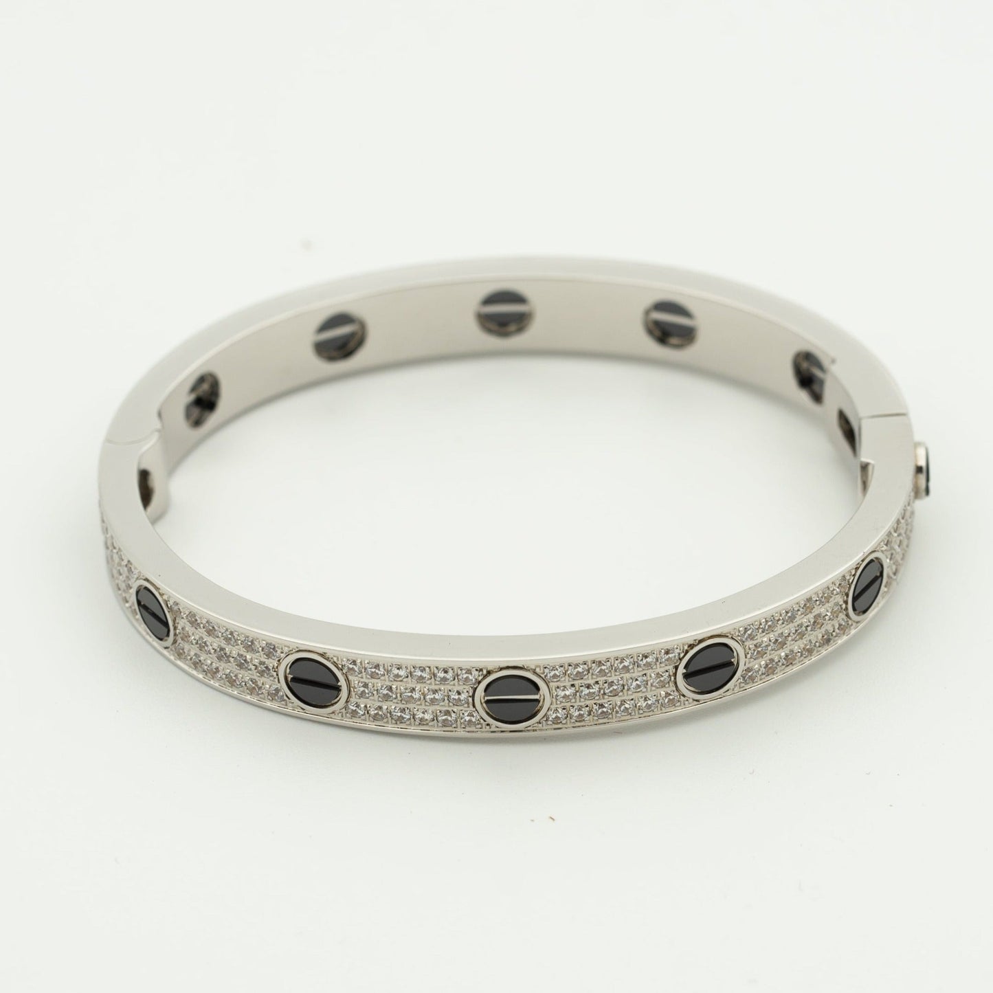 [Lumi Jewels]LOVE BRACELET 6.1MM DIAMOND-PAVED CERAMIC