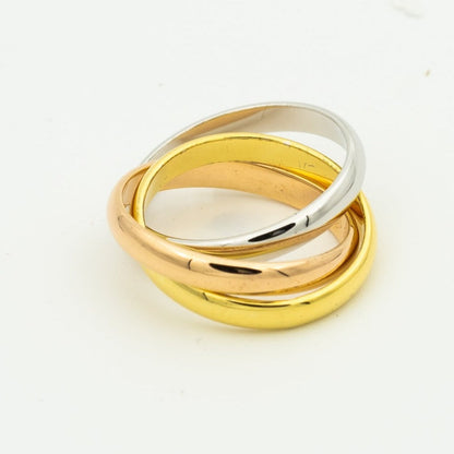 [Lumi Jewels]TRINITY RING GOLD PINK GOLD SILVER