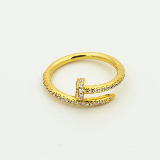 [Lumi Jewels]JUSTE RING 1.8MM GOLD DIAMONDS