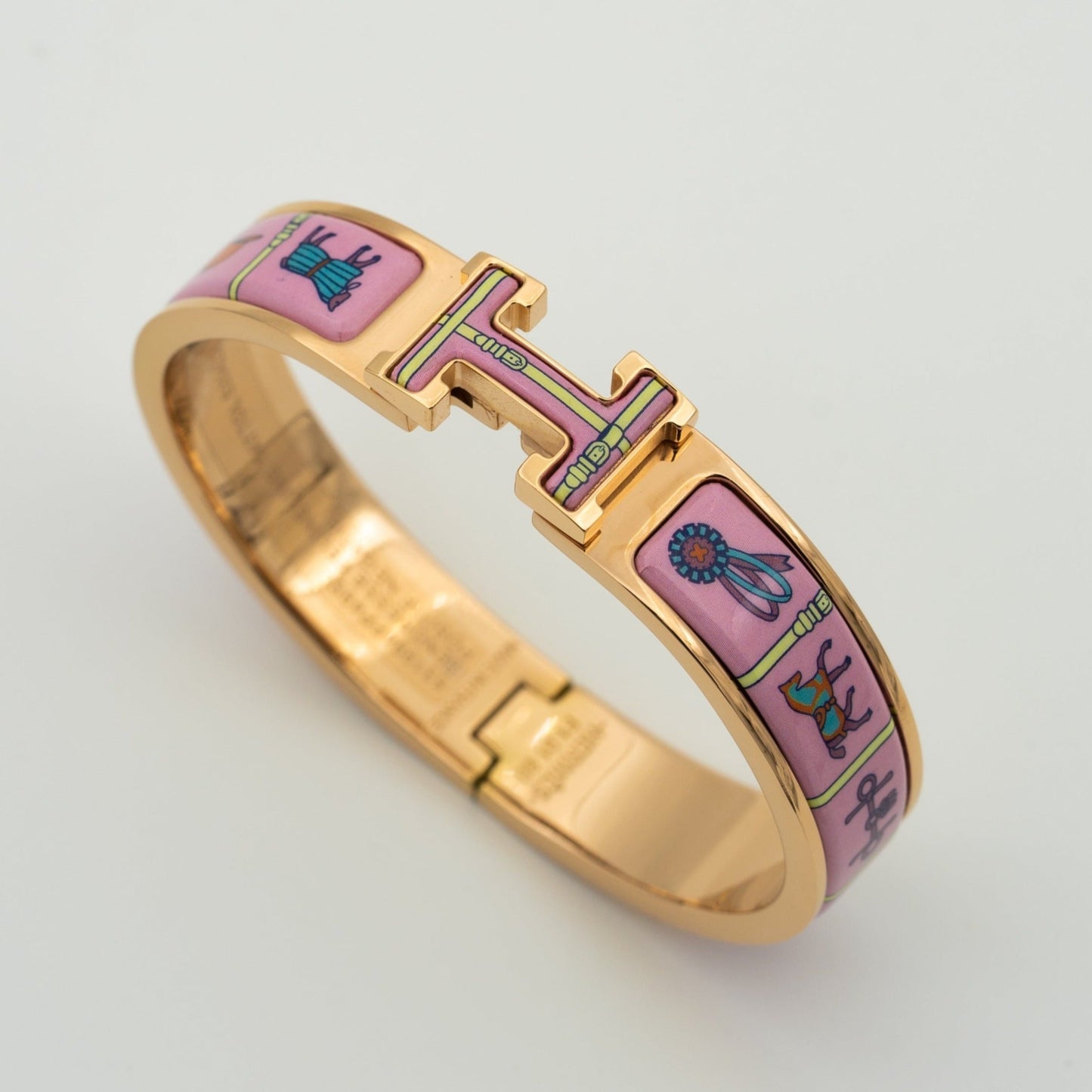 [Lumi Jewels]H PINK GOLD BRACELET PINK CERAMIC