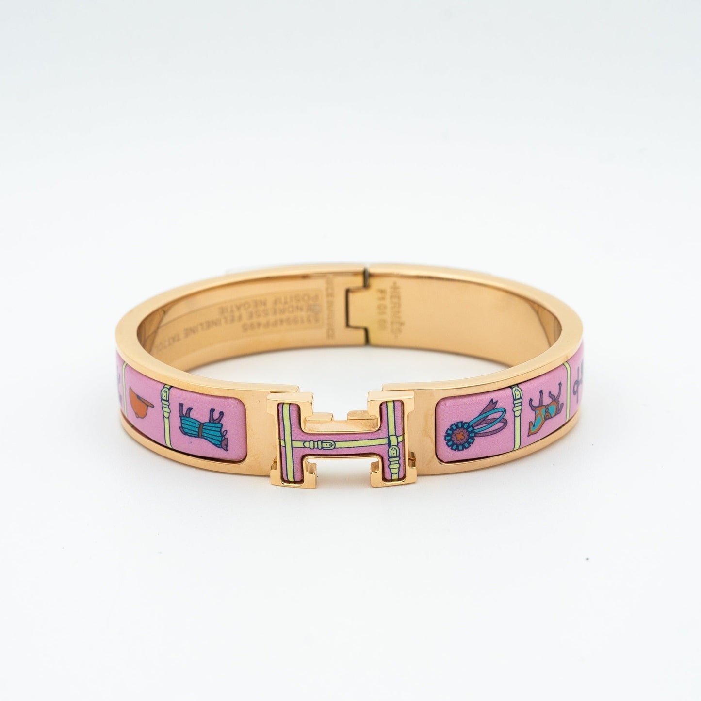 [Lumi Jewels]H PINK GOLD BRACELET PINK CERAMIC