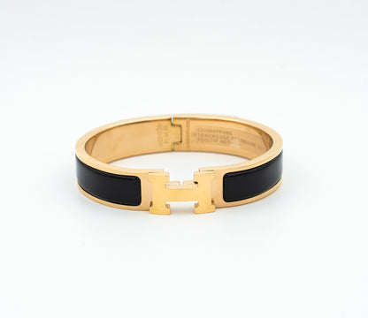 [Lumi Jewels]H BLACK BRACELET