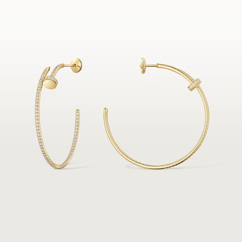 [Lumi Jewelery]JUSTE FULL DIAMOND LARGE EARRINGS