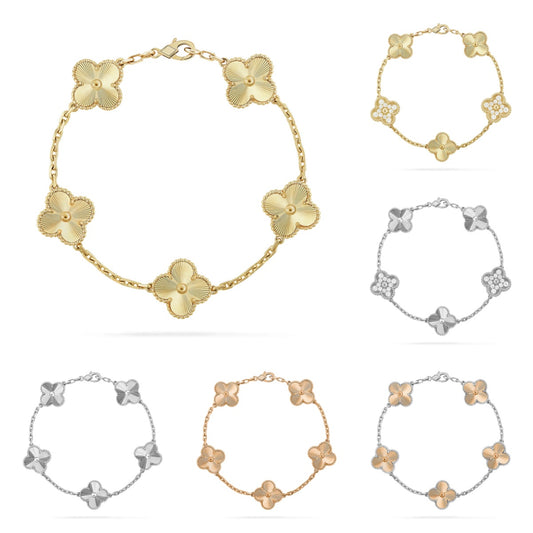 [Lumi Jewels] CLOVER 5 MOTIF LASER BRACELET COLLECTION