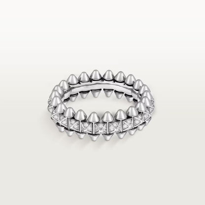 [Lumi Jewelery]CLASH 6.4MM SMALL FULL DIAMOND RING