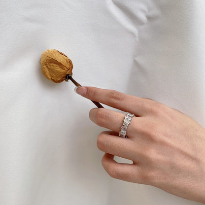 [Lumi Jewels]Delicate Multi Shape Tennis Ring