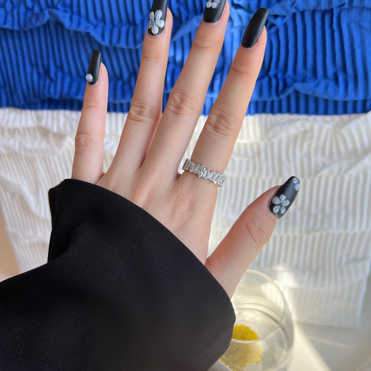 [Lumi Jewels]Delicate Multi Shape Tennis Ring