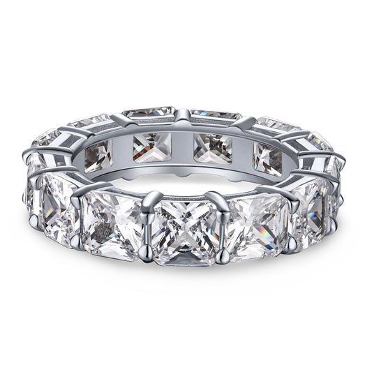 [Lumi Jewels]Elegant Princess Cut Tennis Ring