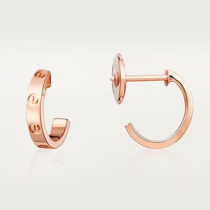 [Lumi Jewelery]LOVE EARRINGS 2.65 MM NO DIAMOND SMALL