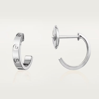 [Lumi Jewelery]LOVE EARRINGS 2.65 MM NO DIAMOND SMALL