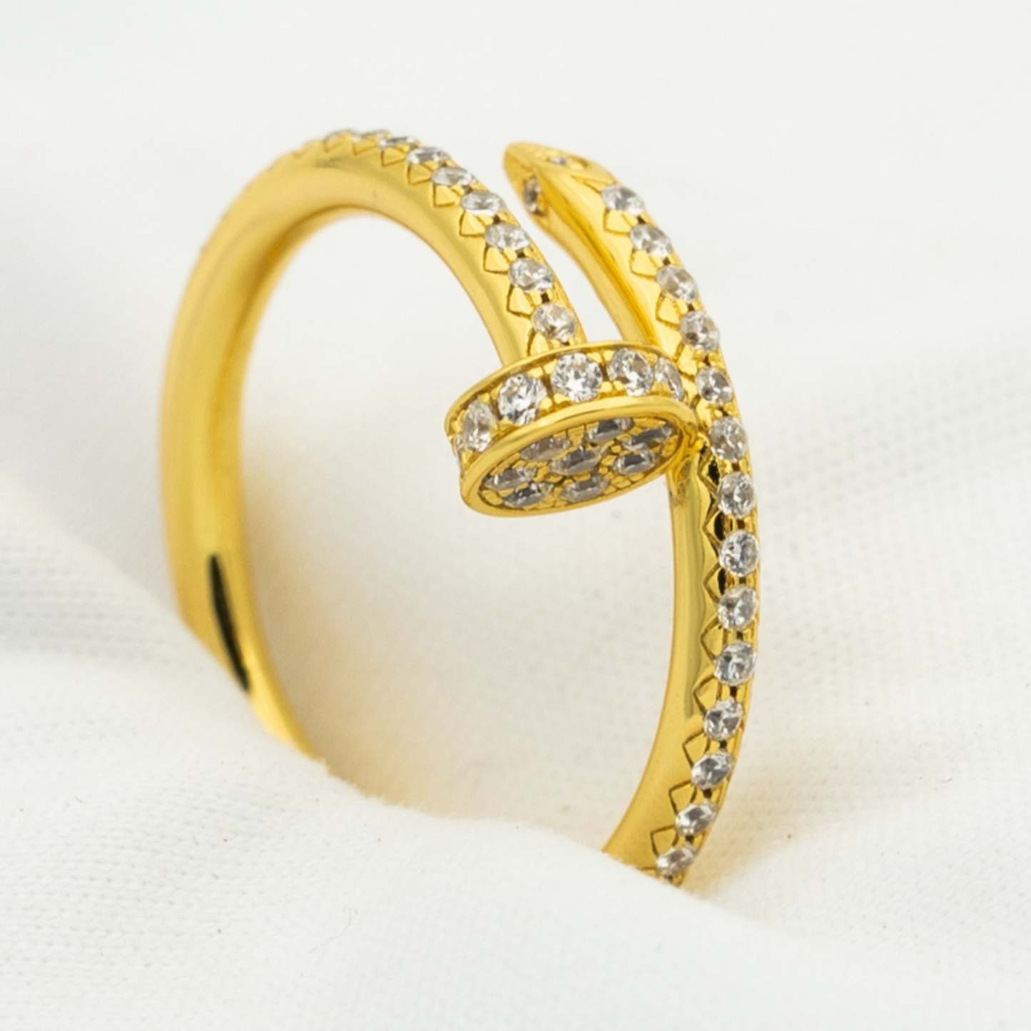 [Lumi Jewels]JUSTE RING 1.8MM GOLD DIAMONDS