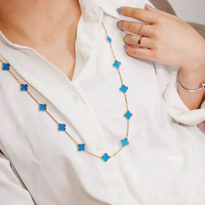 [Lumi Jewels]CLOVER 20 MOTIFS TURQUOISE GOLD