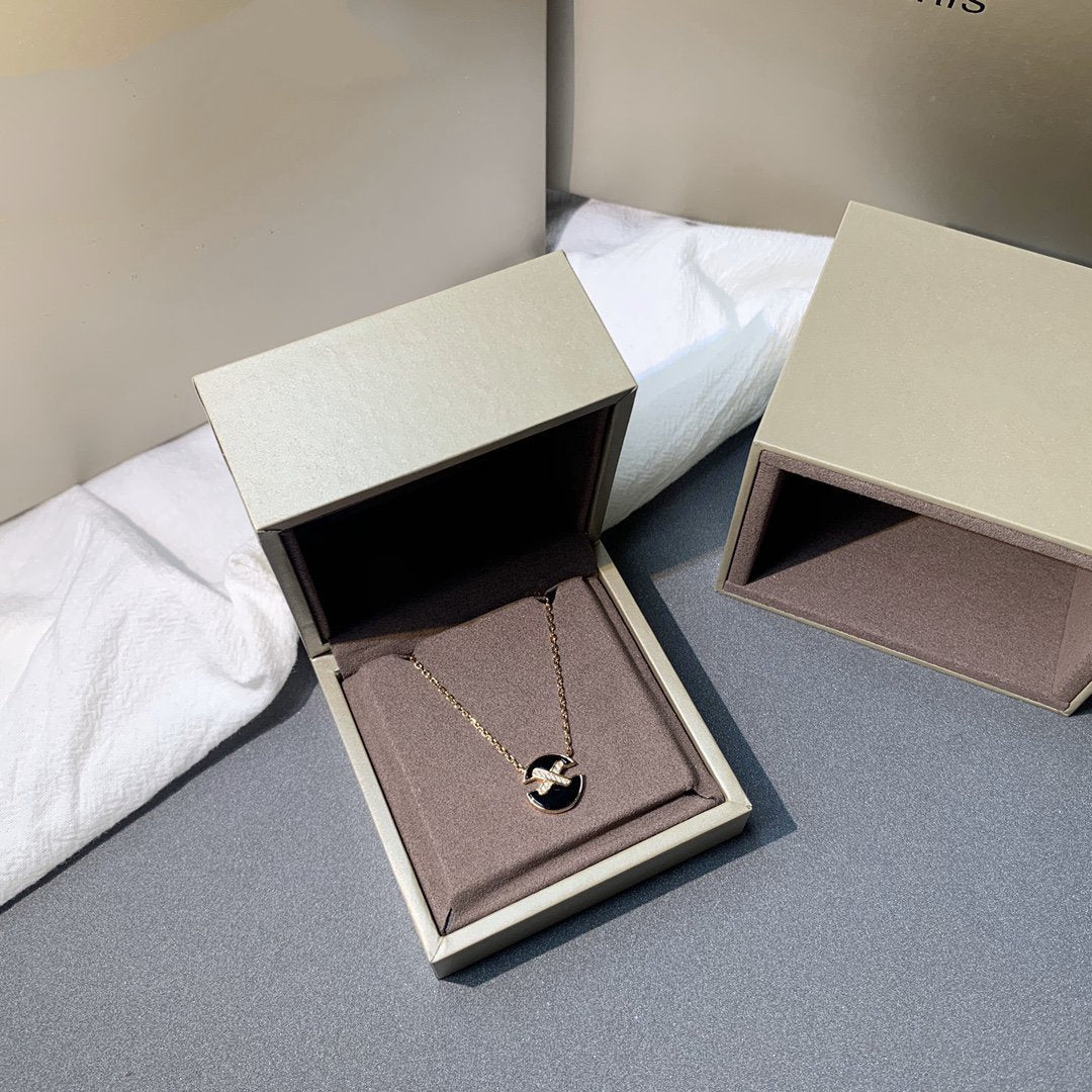 [Lumi Jewels]JEUX DE PINK GOLD DIAMOND NECKLACE