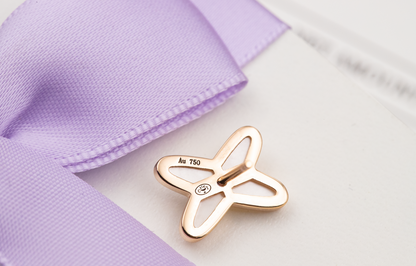 [Lumi Jewels]JEUX DE WHITE MOP ROSE GOLD DIAMOND EARRINGS