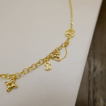 [Lumi Jewels]BLOOMING SUPPLE NECKLACE BRASS